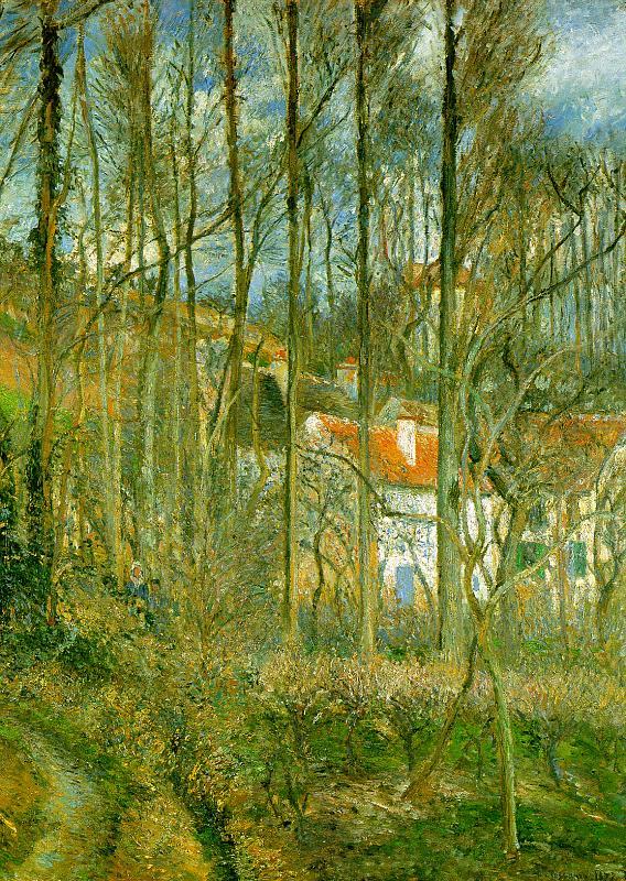 Camille Pissaro La Cote des Boeufs, The Hermitage France oil painting art